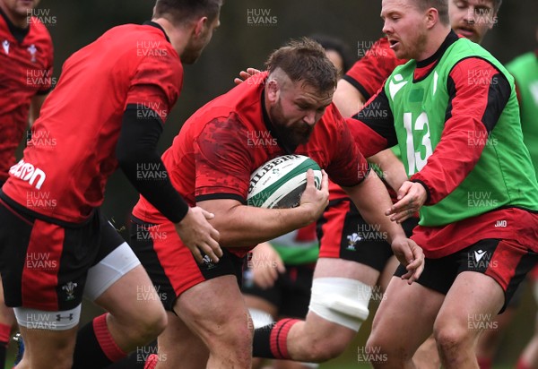 111120 - Wales Rugby Training - Tomas Francis during training