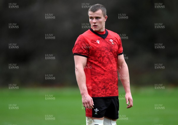 111120 - Wales Rugby Training - Shane Lewis-Hughes during training