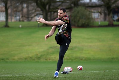 120226 - Wales Rugby Training - Tomos Williams during training