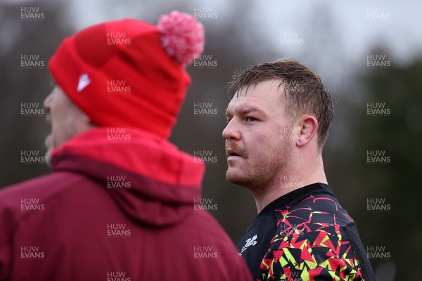 120226 - Wales Rugby Training - Dewi Lake during training
