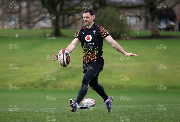 120226 - Wales Rugby Training - Tomos Williams during training