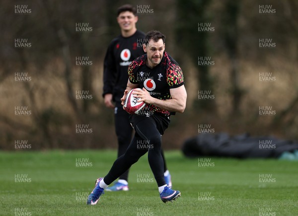 120226 - Wales Rugby Training - Tomos Williams during training