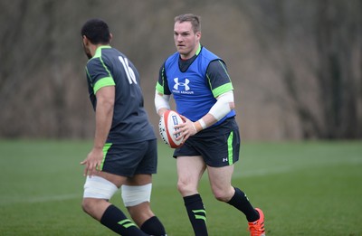 120315 - Wales Rugby Training -Gethin Jenkins during training