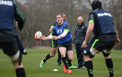 120315 - Wales Rugby Training -Gethin Jenkins during training