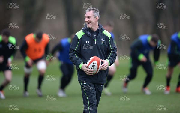 120315 - Wales Rugby Training -Rob Howley during training