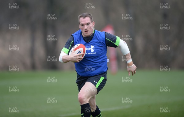 120315 - Wales Rugby Training -Gethin Jenkins during training