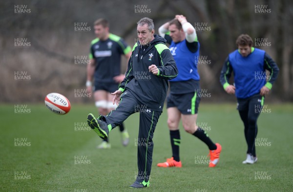 120315 - Wales Rugby Training -Rob Howley during training