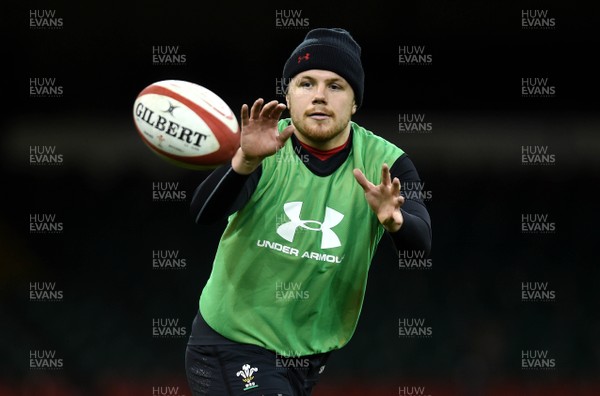120319 - Wales Rugby Training - Steff Evans during training