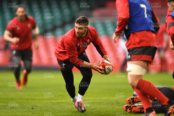 120320 - Wales Rugby Training - Rhys Webb during training