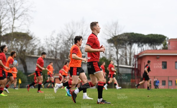 120321 - Wales Rugby Training - Liam Williams during training