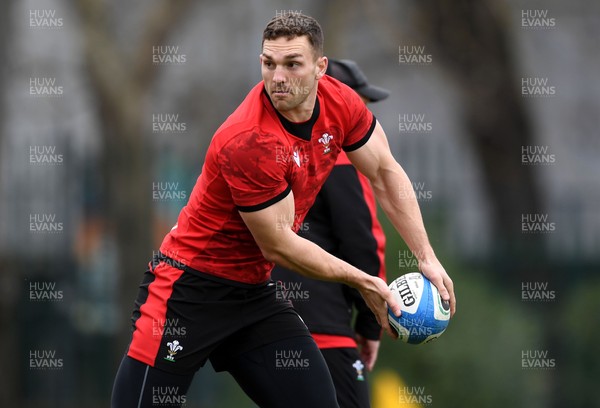 120321 - Wales Rugby Training - George North during training