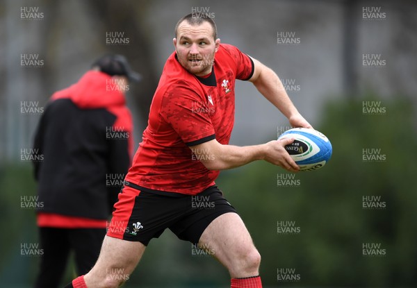 120321 - Wales Rugby Training - Ken Owens during training