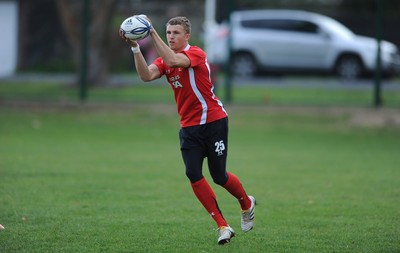 12.06.10 - Wales Rugby Training - Tom Prydie during training. 