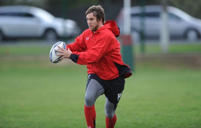 12.06.10 - Wales Rugby Training - Ryan Jones during training. 