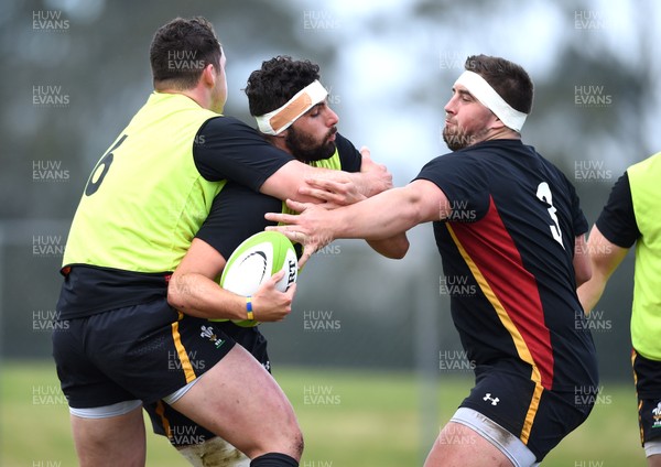 120617 - Wales Rugby Training - Cory Hill during training