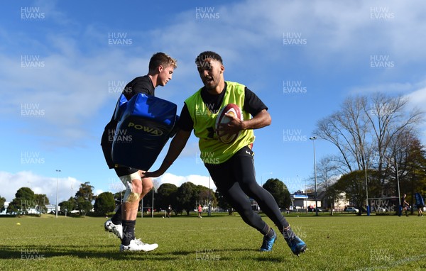 120617 - Wales Rugby Training - Keelan Giles during training