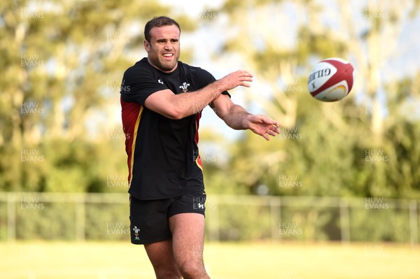 120617 - Wales Rugby Training - Jamie Roberts during training