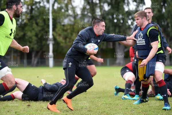 120618 - Wales Rugby Training - Josh Adams during training