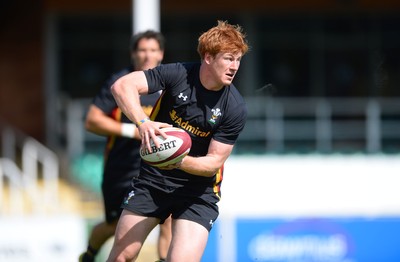 120815 - Wales Rugby Training -Rhys Patchell during training