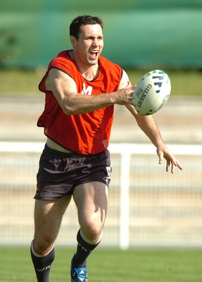 12.09.07 - Wales Rugby World Cup Training - Stephen Jones in action during training 