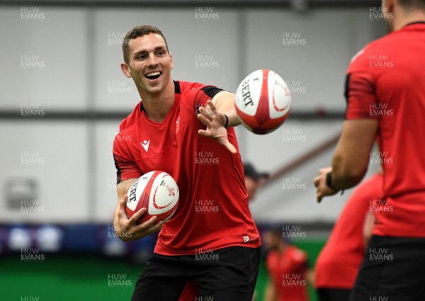 121020 -  George North during the first day of camp for the Welsh rugby squad