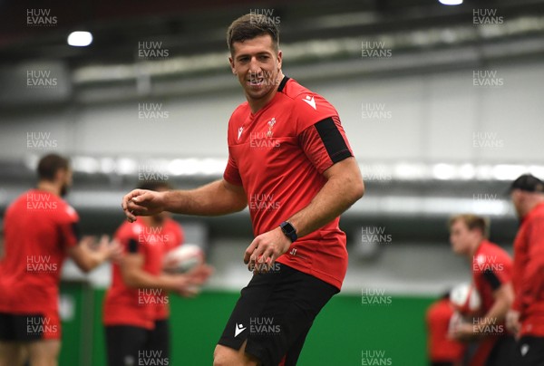 121020 -  Justin Tipuric during the first day of camp for the Welsh rugby squad