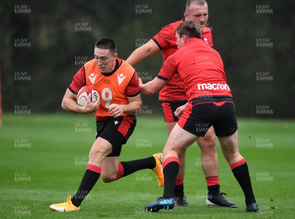 121020 - Wales Rugby Training - Josh Adams during training