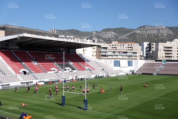 121023 - Wales Rugby Training at Stade Mayol ahead of their quarter final game against Argentina - General View of Stade Mayol