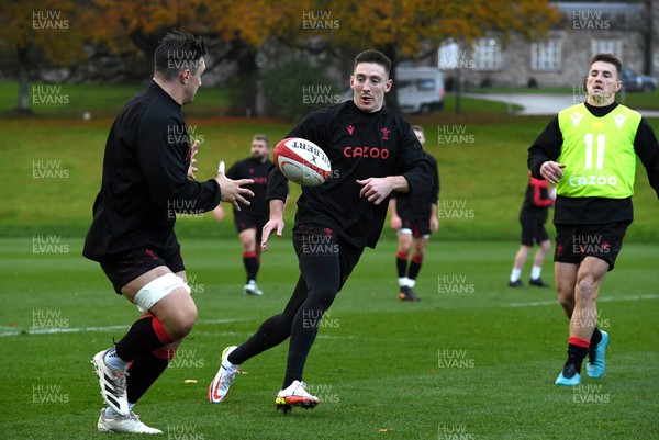 121121 - Wales Rugby Training - Josh Adams during training