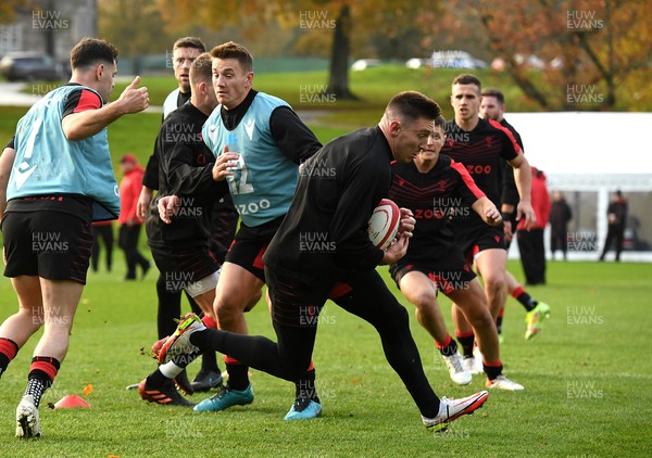 121121 - Wales Rugby Training - Josh Adams during training