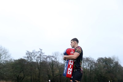 121125 - Wales Rugby Training in the week leading up to their game against Japan - Dafydd Jenkins during training