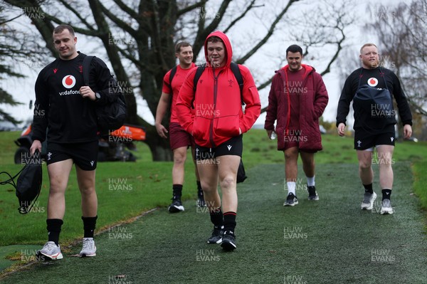 121125 - Wales Rugby Training in the week leading up to their game against Japan - Morgan Morse and Brodie Coghlan