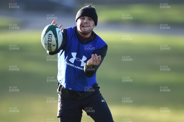 130218 - Wales Rugby Training - Steff Evans during training