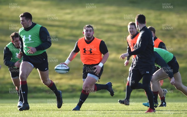 130218 - Wales Rugby Training - Wyn Jones during training