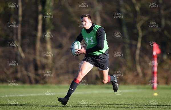 130218 - Wales Rugby Training - Justin Tipuric during training