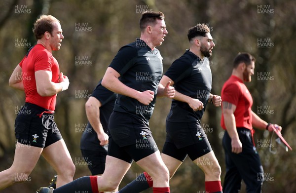 130219 - Wales Rugby Training - Adam Beard during training