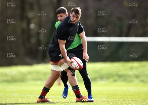 130219 - Wales Rugby Training - Josh Turnbull during training
