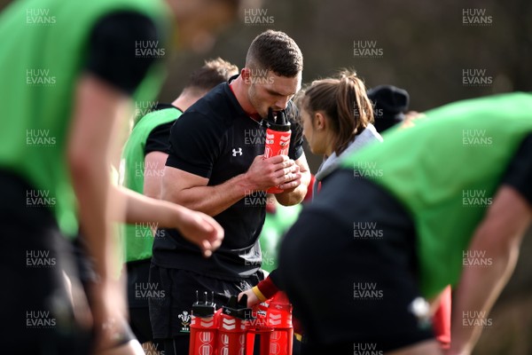 130219 - Wales Rugby Training - George North during training