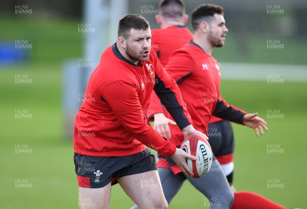 130220 - Wales Rugby Training - Rob Evans during training
