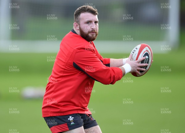 130220 - Wales Rugby Training - Dillon Lewis during training