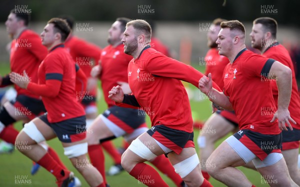 130220 - Wales Rugby Training - Ross Moriarty during training