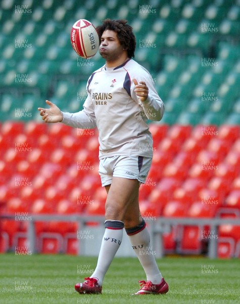 130307 - Wales Rugby Training -  Colin Charvis during training 