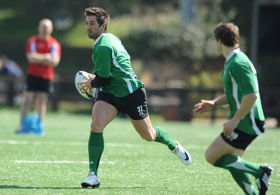 13.03.09 - Wales Rugby Training - Gavin Henson in action during training. 