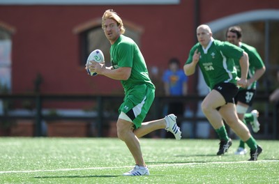 13.03.09 - Wales Rugby Training - Andy Powell in action during training. 