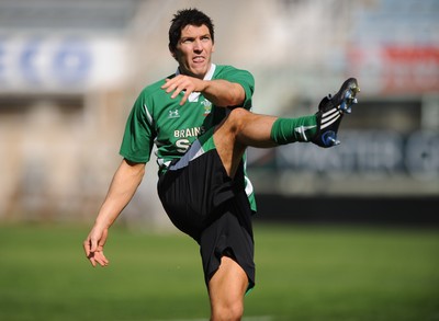 13.03.09 - Wales Rugby Training - James Hook during training. 