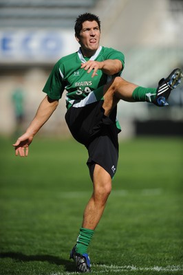 13.03.09 - Wales Rugby Training - James Hook during training. 