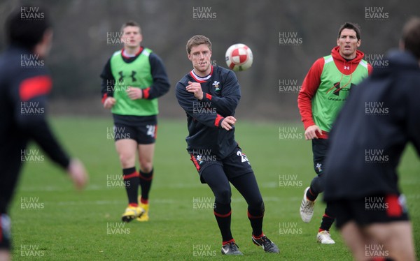 130312 - Wales Rugby Training -Rhys Priestland during training