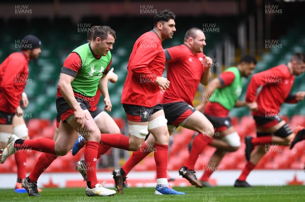 130320 - Wales Rugby Training - Cory Hill during training