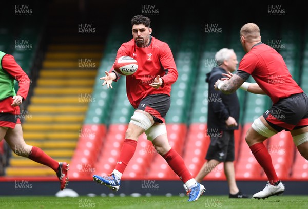 130320 - Wales Rugby Training - Cory Hill during training