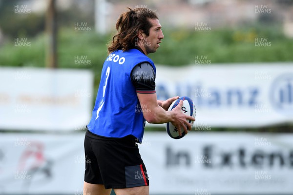 130323 - Wales Rugby Training - Justin Tipuric during training